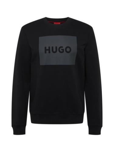 HUGO Sweatshirt 'Duragol'  mørkegrå / sort