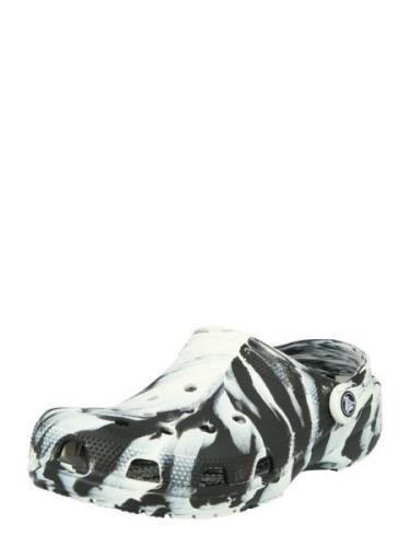 Crocs Træsko 'Classic Marbled'  sort / hvid