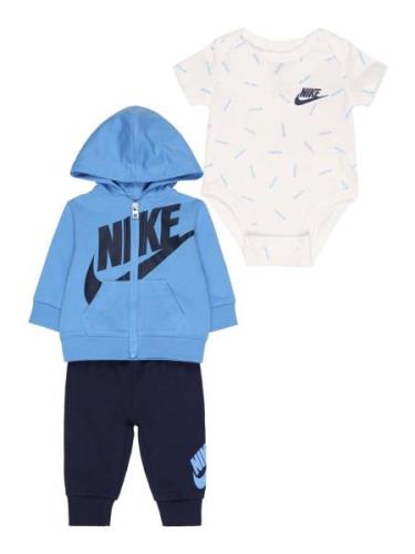 Nike Sportswear Sæt  navy / azur / hvid