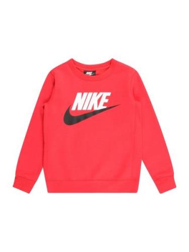 Nike Sportswear Sweatshirt  neonrød / sort / hvid