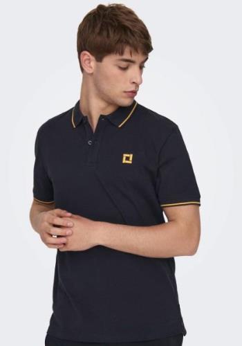 Only & Sons Bluser & t-shirts 'Fletcher'  navy / brandrød / hvid