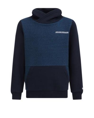 WE Fashion Sweatshirt  navy / mørkeblå / hvid