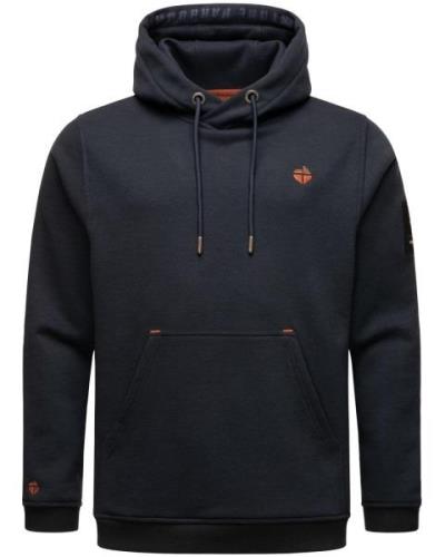 STONE HARBOUR Sweatshirt  natblå / orange / sort