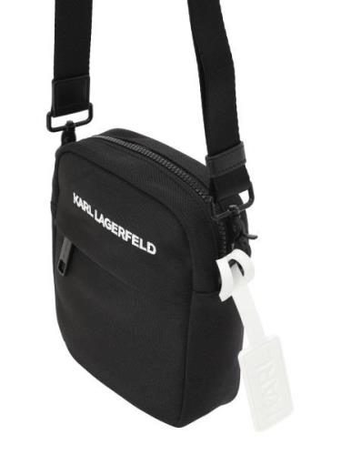 Karl Lagerfeld Skuldertaske  sort / hvid