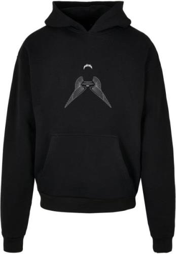MJ Gonzales Sweatshirt 'Higher Than Heaven'  sort / hvid