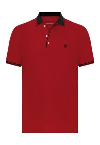 DENIM CULTURE Bluser & t-shirts 'ZORAN'  rød / sort