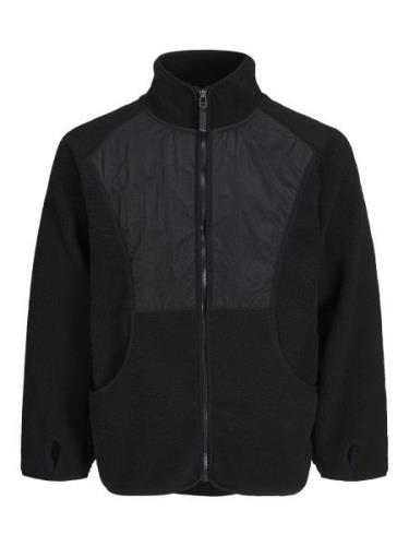 JACK & JONES Fleecejakke  sort