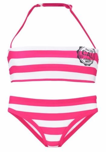 BENCH Bikini  pink / sort / hvid