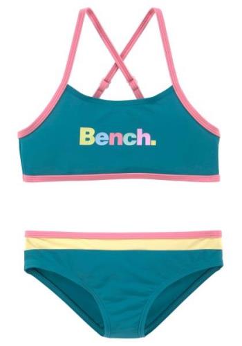 BENCH Bikini  gul / petroleum / lys pink