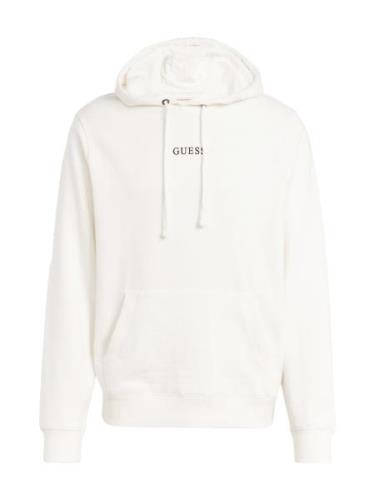 GUESS Sweatshirt 'Roy'  sort / hvid