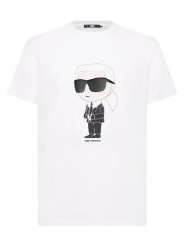 Karl Lagerfeld Bluser & t-shirts  beige / sort / hvid