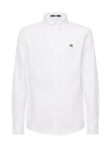 Karl Lagerfeld Skjorte 'Ikonik 2.0'  sort / hvid