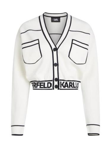 Karl Lagerfeld Cardigan  sort / hvid