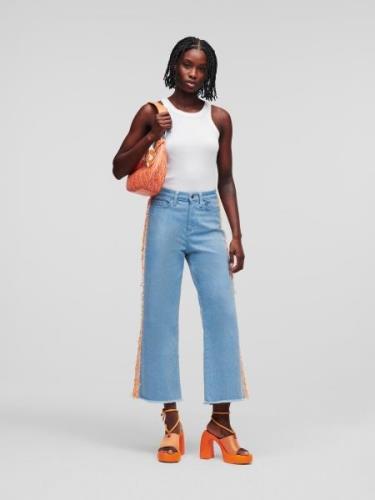 Karl Lagerfeld Jeans  blue denim / orange