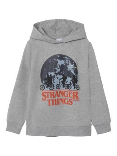 NAME IT Sweatshirt 'Stranger Things'  grå