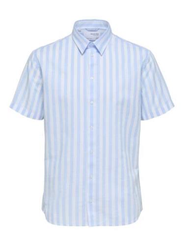 SELECTED HOMME Skjorte  blå / hvid