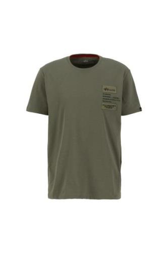 ALPHA INDUSTRIES Bluser & t-shirts  oliven / mørkegrøn / sort