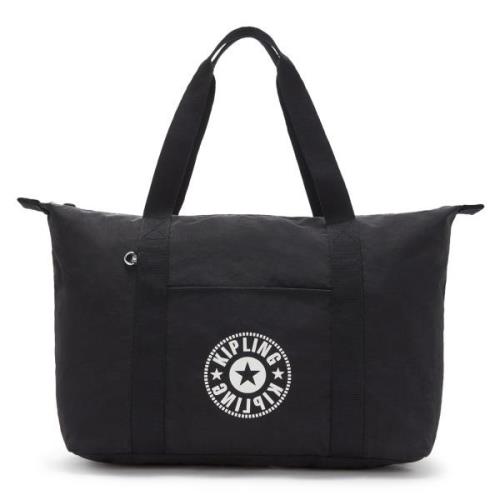 KIPLING Shopper 'Art'  sort / hvid