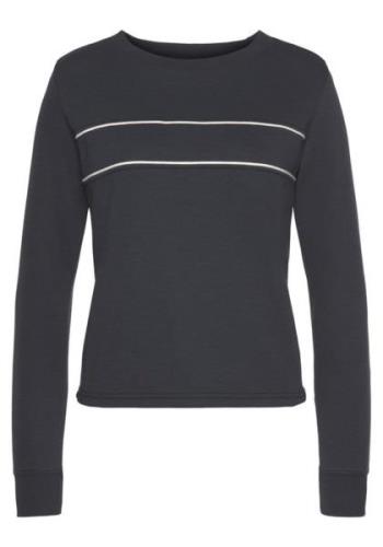 H.I.S Sweatshirt  mørkeblå / hvid