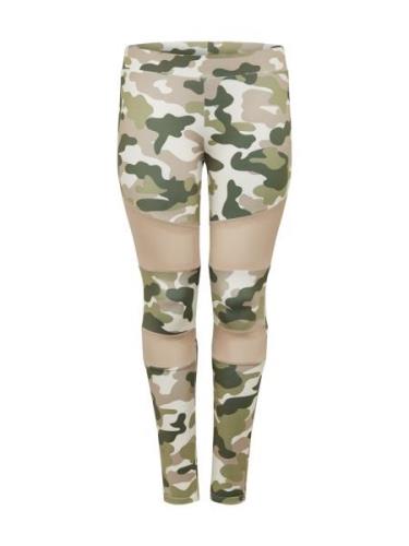 Urban Classics Leggings  khaki / mørkegrøn / gammelrosa / hvid