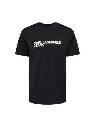 KARL LAGERFELD JEANS Bluser & t-shirts  sort / hvid