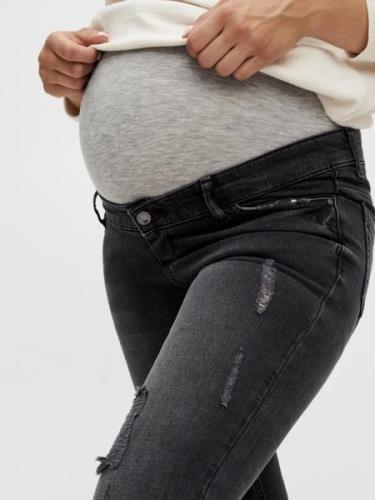 MAMALICIOUS Jeans 'Akira'  grå-meleret / black denim