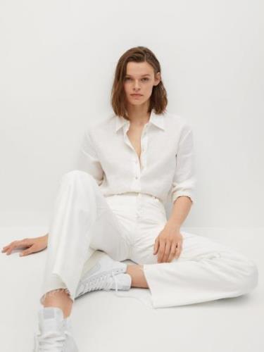 MANGO Jeans 'Nora'  white denim