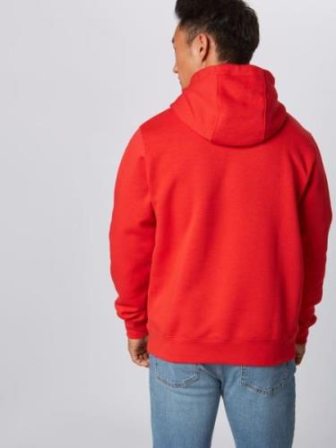 Nike Sportswear Sweatshirt 'Club Fleece'  rød / hvid