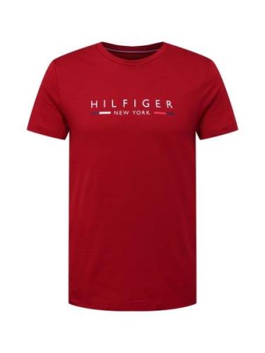 TOMMY HILFIGER Bluser & t-shirts 'New York'  mørkeblå / blodrød / knal...
