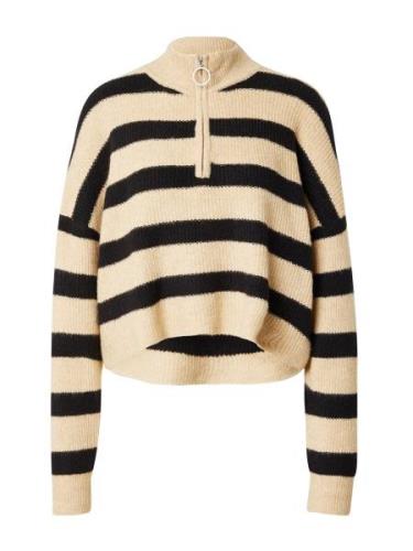 Noisy may Pullover 'NEW ALICE'  beige / sort