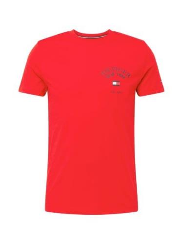 TOMMY HILFIGER Bluser & t-shirts 'Varsity'  navy / rød / hvid