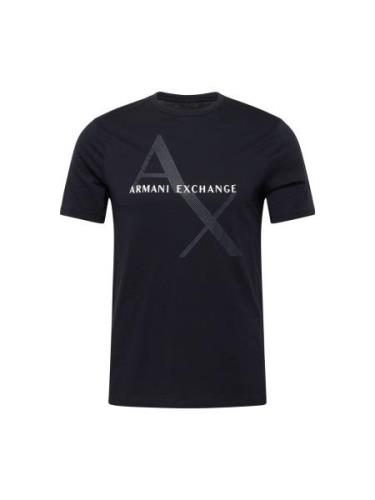 ARMANI EXCHANGE Bluser & t-shirts  natblå / hvid