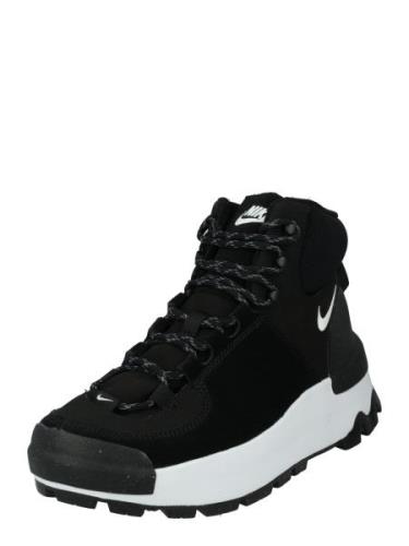 Nike Sportswear Snørestøvletter 'CITY CLASSIC BOOT'  sort / hvid