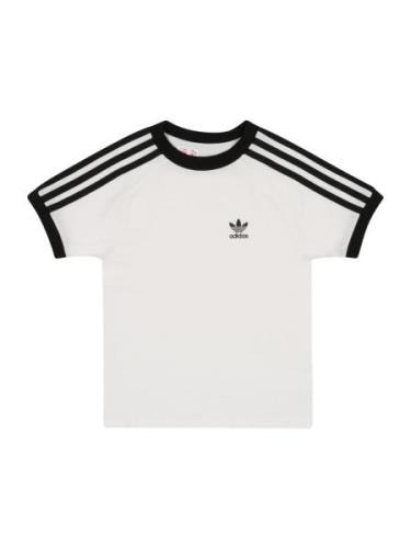 ADIDAS ORIGINALS Shirts 'Adicolor 3-Stripes'  sort / hvid