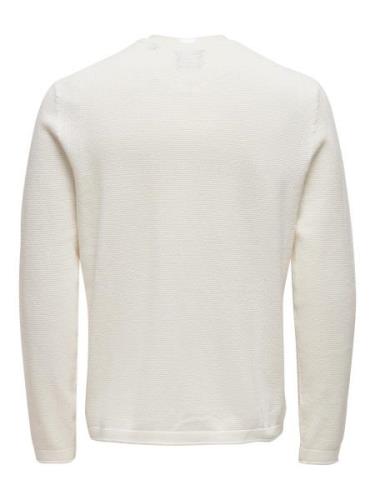 Only & Sons Pullover 'PANTER'  offwhite