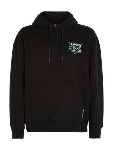Tommy Jeans Sweatshirt  pastelblå / sort