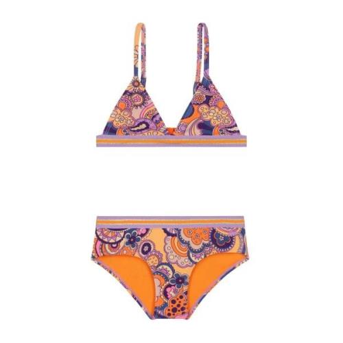Shiwi Bikini 'Luna'  mørkeblå / orange / offwhite