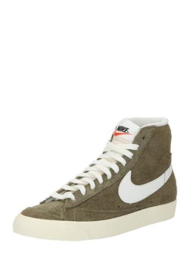 Nike Sportswear Sneaker high 'Blazer Mid '77 Vintage'  oliven / hvid