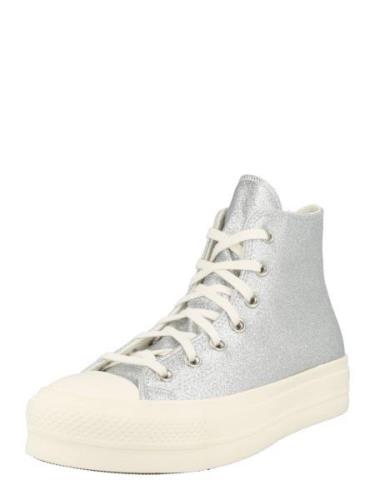 CONVERSE Sneaker high 'CHUCK TAYLOR ALL STAR LIFT - S'  sølv