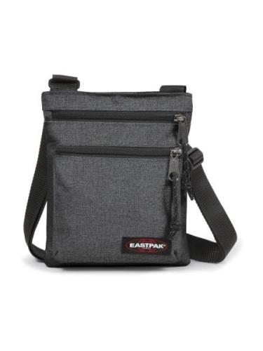 EASTPAK Skuldertaske 'Rusher'  antracit / rubinrød / sort / hvid