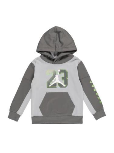 Jordan Sweatshirt 'JUMPMAN'  mudderfarvet / lysegrå / neongrøn / hvid