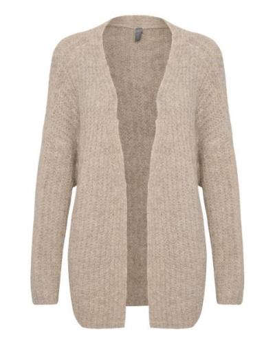 CULTURE Cardigan 'Brava'  beige-meleret