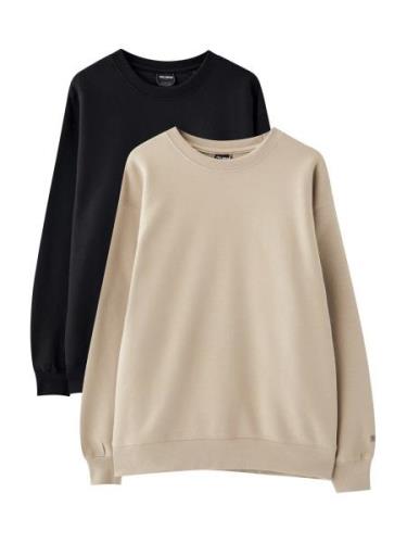 Pull&Bear Sweatshirt  nude / sort