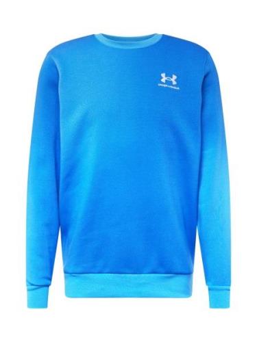 UNDER ARMOUR Sportsweatshirt 'Essential Novelty'  royalblå / hvid