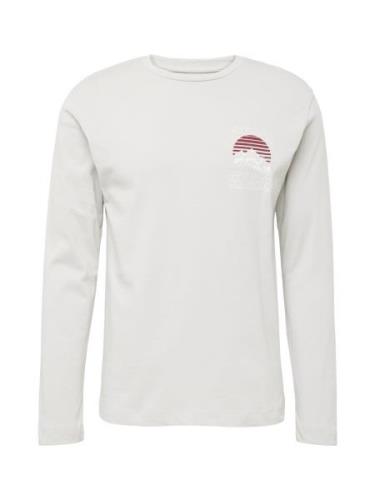 Key Largo Sweatshirt 'NEVADA ADVENTURE'  lysegrå / merlot / hvid
