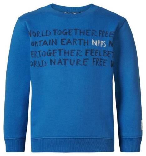 Noppies Sweatshirt 'Wilder'  blå / mørkeblå / hvid