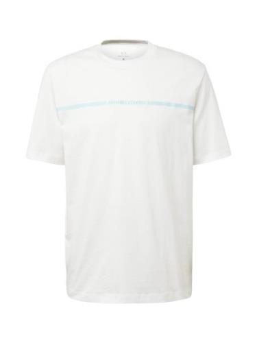 ARMANI EXCHANGE Bluser & t-shirts  aqua / offwhite