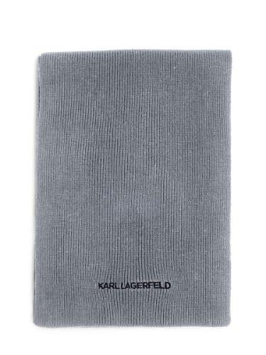 Karl Lagerfeld Sjal  grå / sort