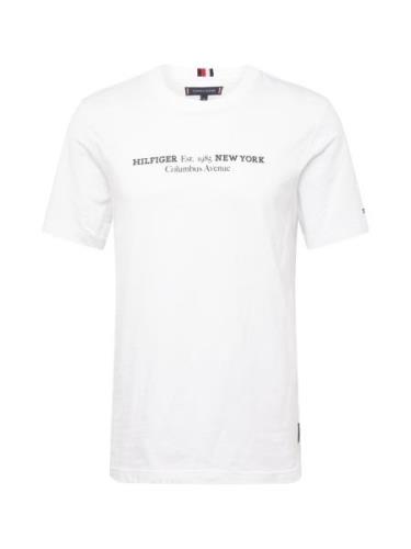TOMMY HILFIGER Bluser & t-shirts 'NEW YORK'  sort / hvid