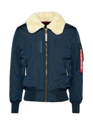 ALPHA INDUSTRIES Overgangsjakke 'Injector III'  beige / navy